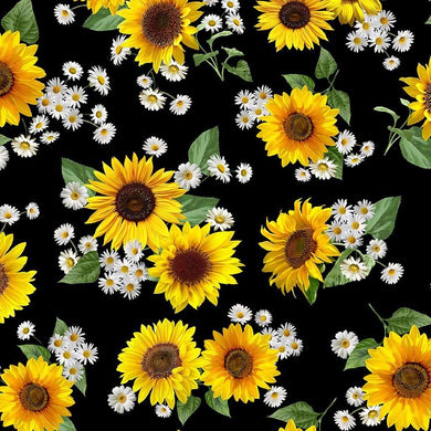 TT - Advice From A Sunflower CD2924 Black Sunflowers & Daisies Bouquet