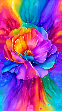 Petal Power Bright Petal Power Flower Panel 24in # CD3815-BRIGHT