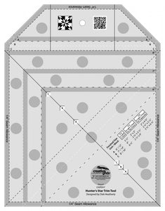 Ruler - Creative Grids Hunter's Star Trim Tool # CGRDH7