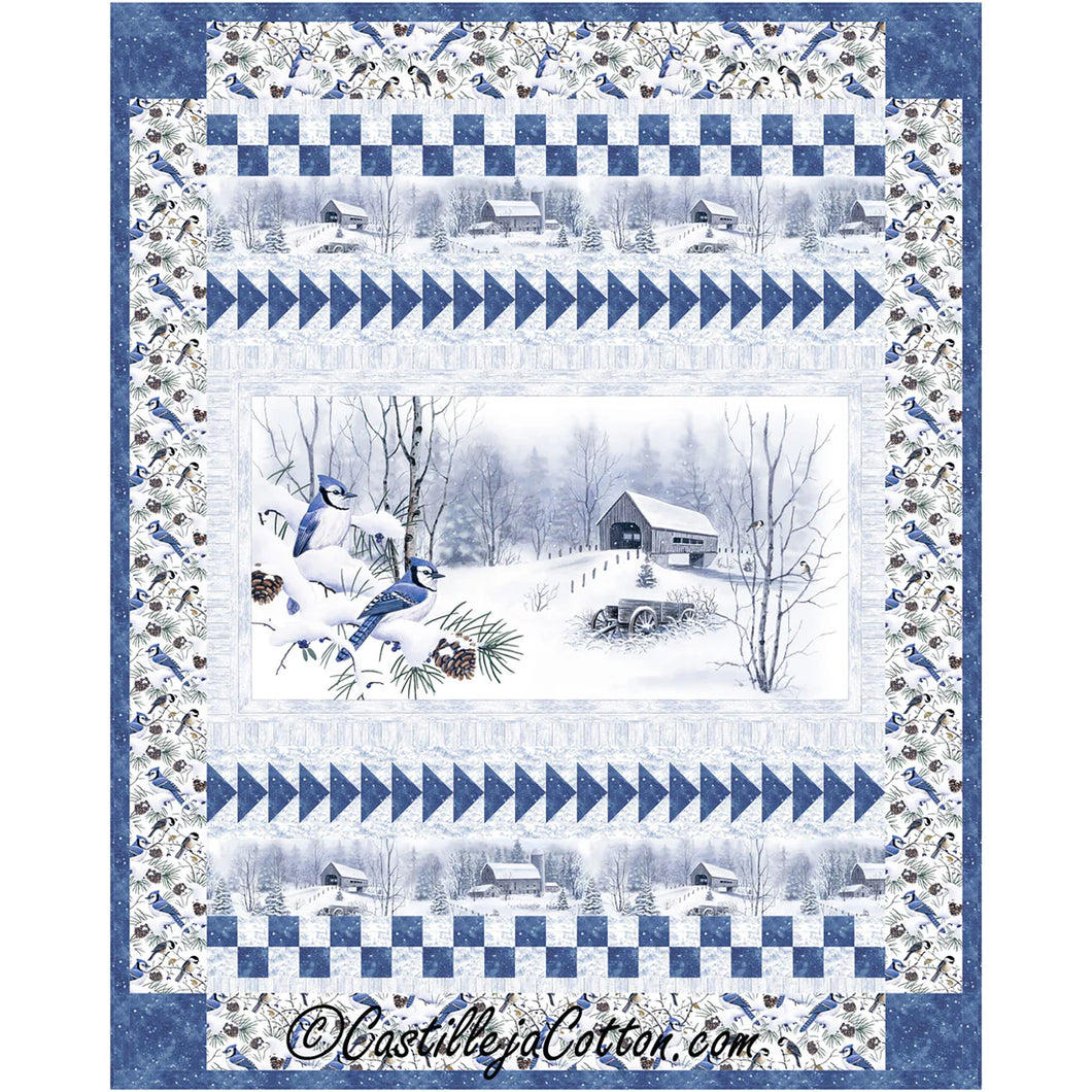 Winter Jays Quilt Pattern CJC-51384 - Paper Pattern