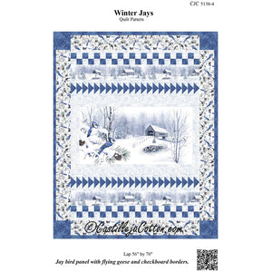 Winter Jays Quilt Pattern CJC-51384 - Paper Pattern