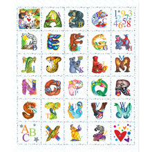 Load image into Gallery viewer, Amazing Alphabet Blocks Panel - 36" - White CLTY4753-1
