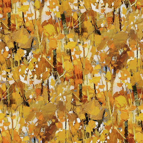 First Snow Fall Leaves Yellow Northcott   DP28093-53