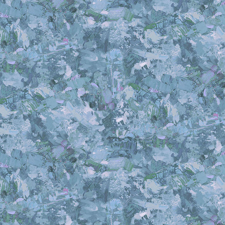 First Snow Texture Blue Northcott  DP28099-44