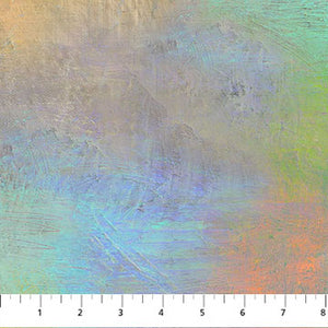 Lotus Cloudy Texture Turquoise Multi Northcott  DP28428-64