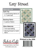 Load image into Gallery viewer, Pattern - Easy Street Pattern # FC092023-01