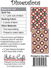 Load image into Gallery viewer, Pattern - Fabric Cafe Dimensions 3-Yard Quilt Pattern # FC092521