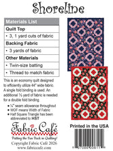 Load image into Gallery viewer, Pattern - Shoreline Individual 3-Yard Pattern # FC092626