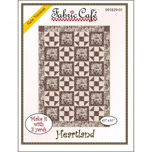 Pattern - Heartland 3-Yard Quilt Designer: Donna Robertson  FCA091829-01