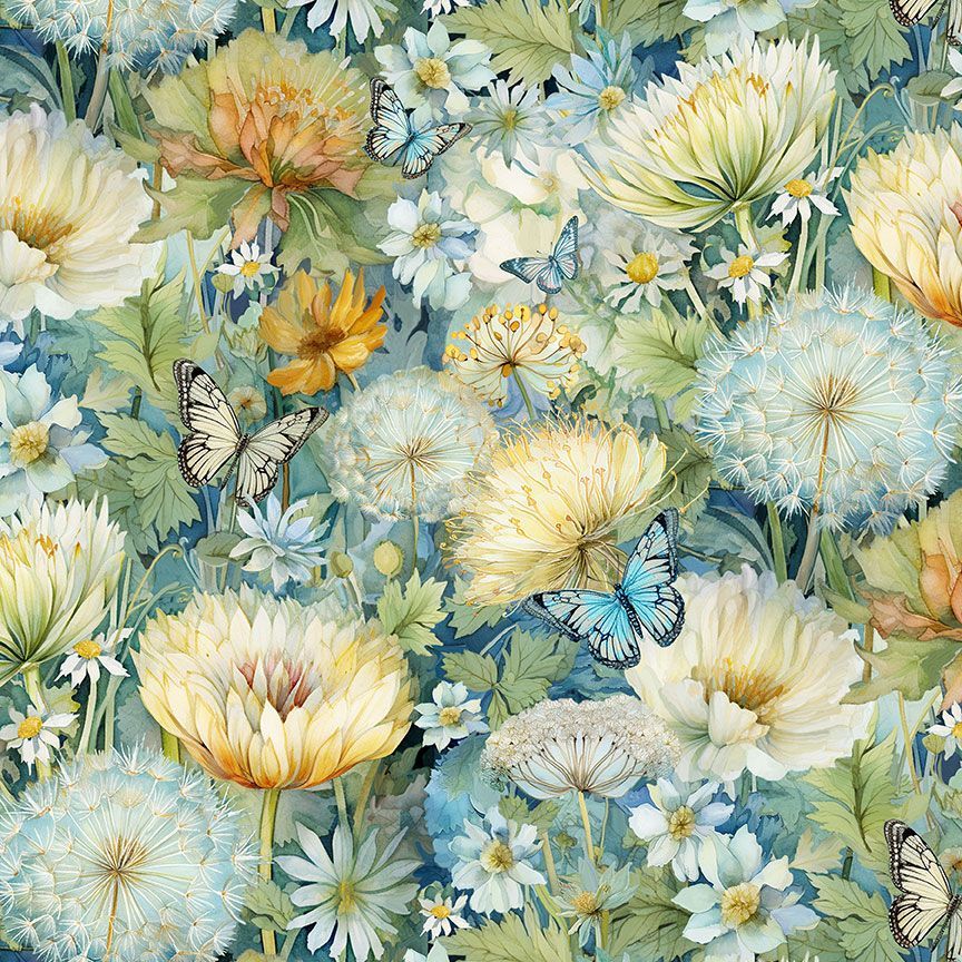 Forest Whisper FLEUR-CD3681 BLOOM by Timeless Treasures Fabrics