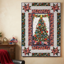Load image into Gallery viewer, Daring Spirit - All-American Christmas White - Windham Fabrics - Quilt Kit
