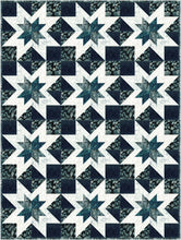 Load image into Gallery viewer, Kit - Grey Skies Pattern - Teal Batiks