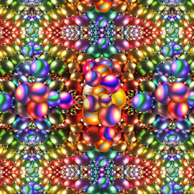 Hoffman Yuletide Blooms X5555 181 Rainbow 
