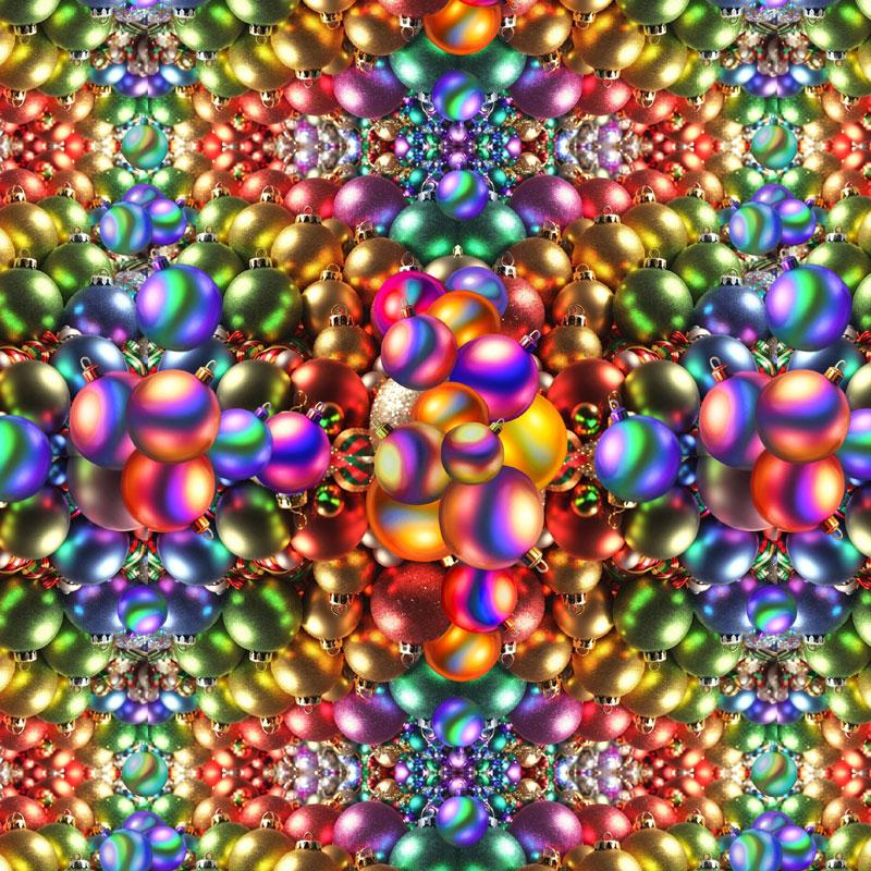 Hoffman Yuletide Blooms X5555 181 Rainbow 