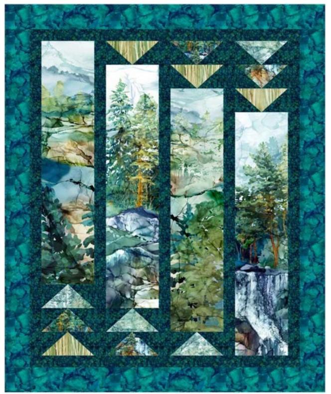 Ingots Quilt Kit by Quilting Renditions for Northcott