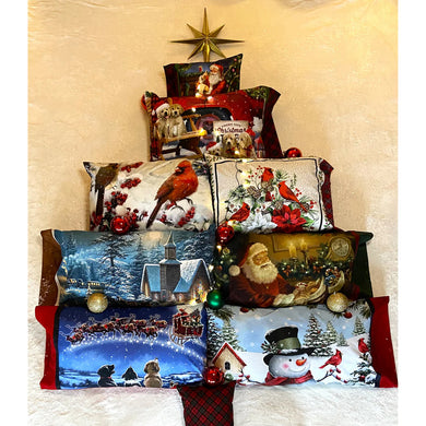 Pillowcases from Panels Christmas Book JMD-216e - Pattern