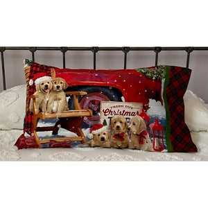 Pillowcases from Panels Christmas Book JMD-216e - Pattern