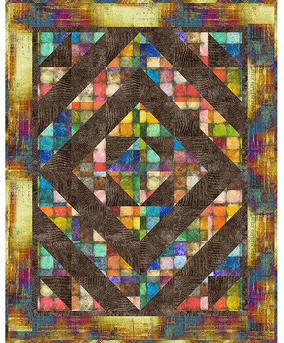 Kaleidoscope - Color Block Multi Quilt Kit