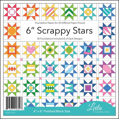 6in Scrappy Stars Foundation Pad     # LGD-113