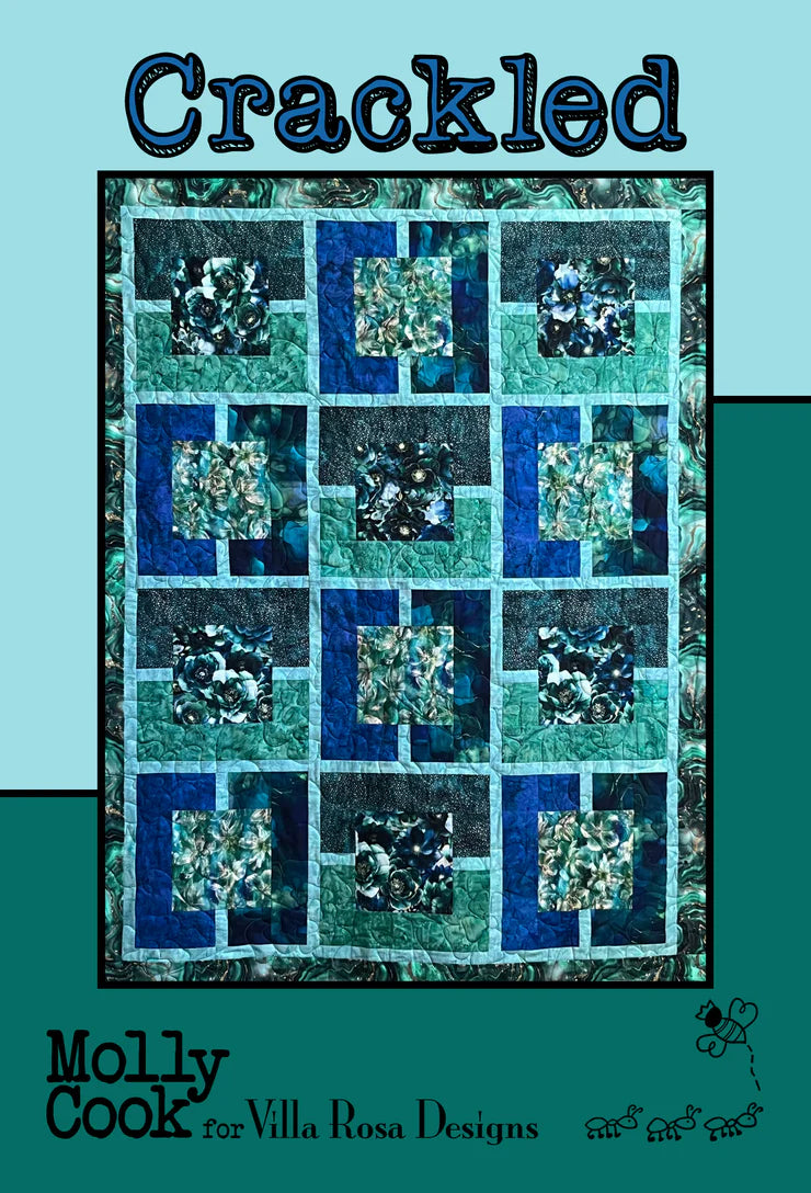 Pattern - Villa Rosa - DIGITAL - CRACKLED Pattern- Digital Download – K ...