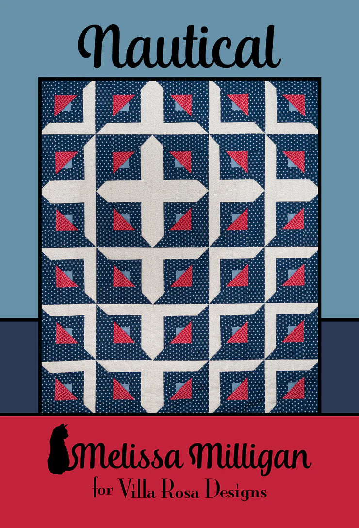 Pattern - Villa Rosa - DIGITAL - NAUTICAL Pattern- Digital Download – K ...