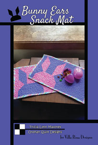 Villa Rosa - Orphan Quilts BUNNY EARS SNACK MAT 8"x14" (makes 2) Pattern