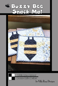 Villa Rosa - Orphan Quilts BUZZY BEE SNACK MAT 8"x14" (makes 2) Pattern