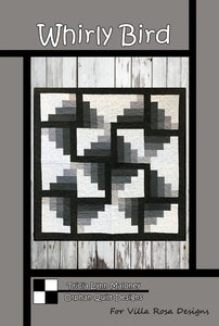 Villa Rosa - Orphan Quilts - WHIRLY BIRD 44"x44" Pattern