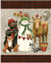 Load image into Gallery viewer, Northern Christmas Animal Panel  PT17837