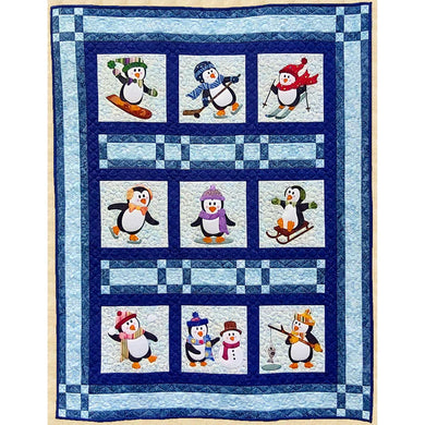 Penguin Promenade Quilt Pattern PPP-054w
