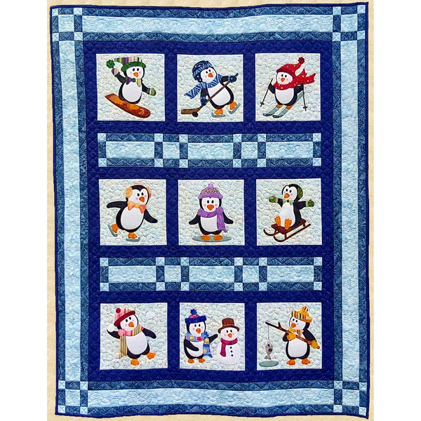 Penguin Promenade Quilt Pattern PPP-054w