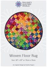 Load image into Gallery viewer, Woven Floor Rug Pattern # PQW-WFRP
