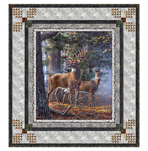 Forest Frame Quilt Kit with First Light from Northcott