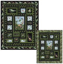 Load image into Gallery viewer, Quiltasaurus Rex Quilt Kit with Paleo Tales from Northcott