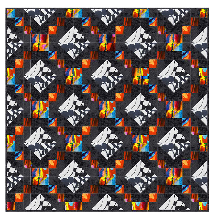 Kit - Bejewled Chains Goode Day Quilts by Frond Designs