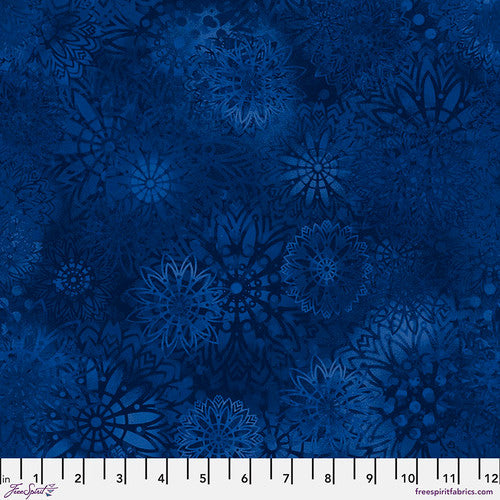 Freespirit Fabrics Medallions - Navy Textures PWSP016