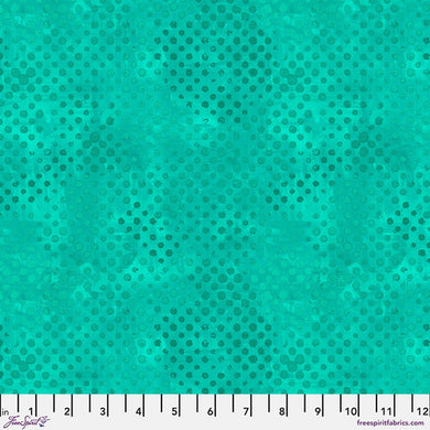 Textures II Sprinkles Turquoise by Sue Penn for Free Spirit Fabrics pwsp096