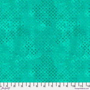 Textures II Sprinkles Turquoise by Sue Penn for Free Spirit Fabrics pwsp096