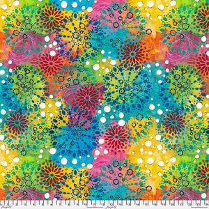 Soda Pop Bubbly Multi by Sue Penn for Free Spirit Fabrics pwsp099.multi