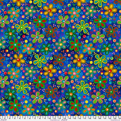 Soda Pop Fizzy Blue by Sue Penn for Free Spirit Fabrics pwsp100.blue