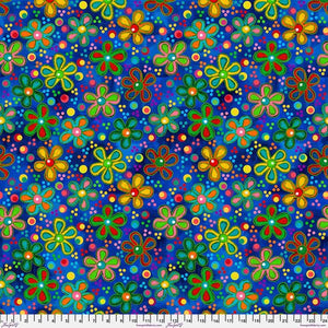 Soda Pop Fizzy Blue by Sue Penn for Free Spirit Fabrics pwsp100.blue
