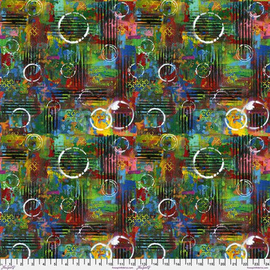 Soda Pop Grunge Multi by Sue Penn for Free Spirit Fabrics pwsp101.multi