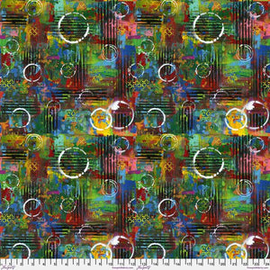 Soda Pop Grunge Multi by Sue Penn for Free Spirit Fabrics pwsp101.multi