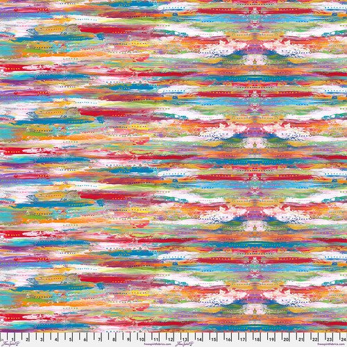 Soda Pop Ripple Multi by Sue Penn for Free Spirit Fabrics pwsp102.multi