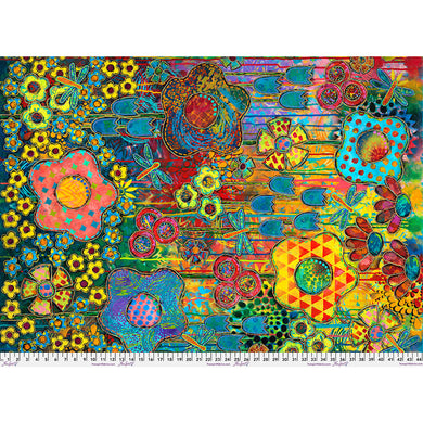 Dragonfly Dance - Multi Floral PWSP106-MULTI
