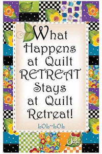 Quilting Retreat Magnet # Q-R