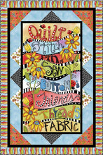 Load image into Gallery viewer, Kit - Quilting Bee Quilt featuring Whimsical Quilter 38&quot; x 57&quot;