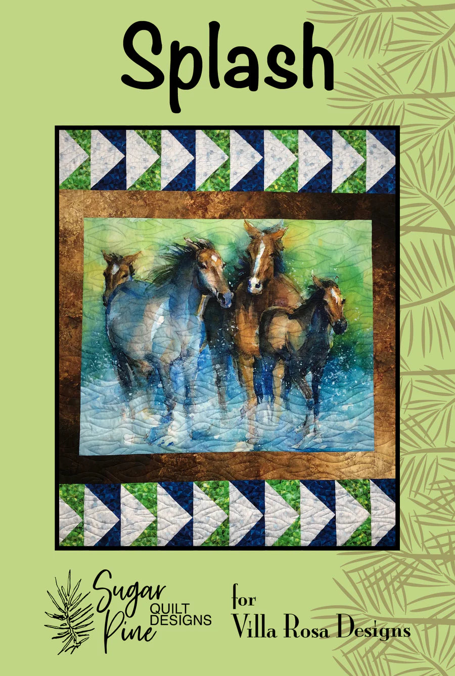 Villa Rosa - Sugar Pine Quilt Designs SPLASH 50
