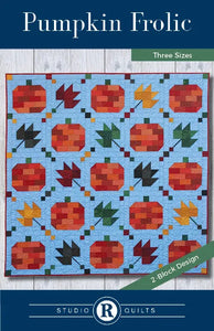 Pattern - Pumpkin Frolic: Two Block Quilt Pattern