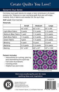 Pattern - Talavera: Two Block Quilt Pattern